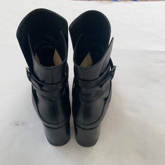 Christian Louboutin Black Ankle Boots with Red Soles - Picture 9 of 12